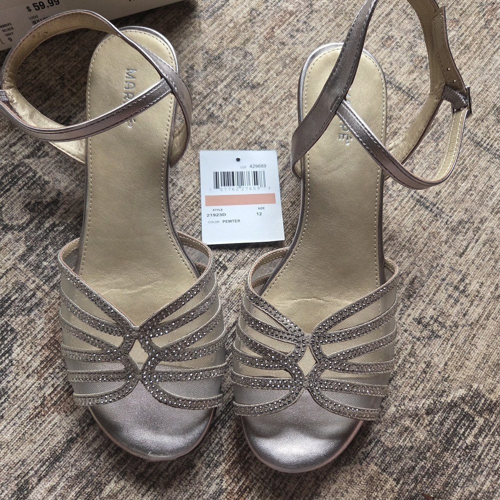 Maripe Elegant "Alamo Taupe" Pumps. Perfect For Mother Of B/G